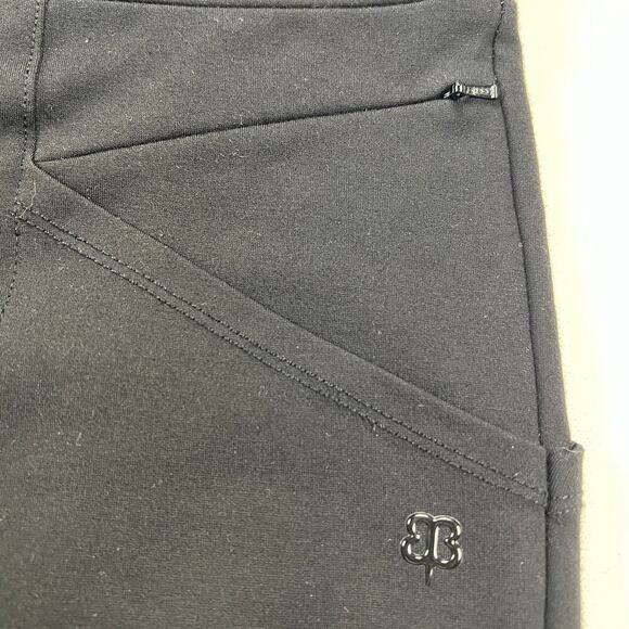 Betabrand Power Down Pant Black Ponte Seamed Legs Skinny Fit Size S - Picture 8 of 12
